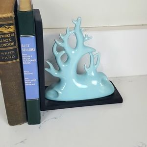 Teal Coral Bookend